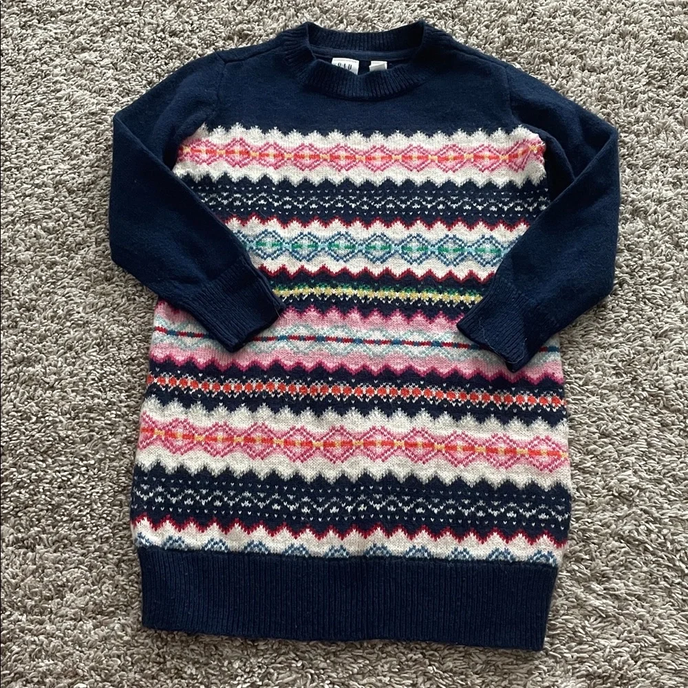 GAP Kids Knit Sweater Dress size XS -Like new